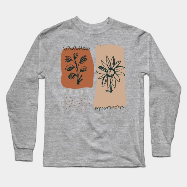 - Abstract print Long Sleeve T-Shirt by Designs by Katie Leigh